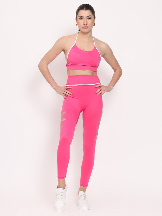 Premium Pink Leggings Set