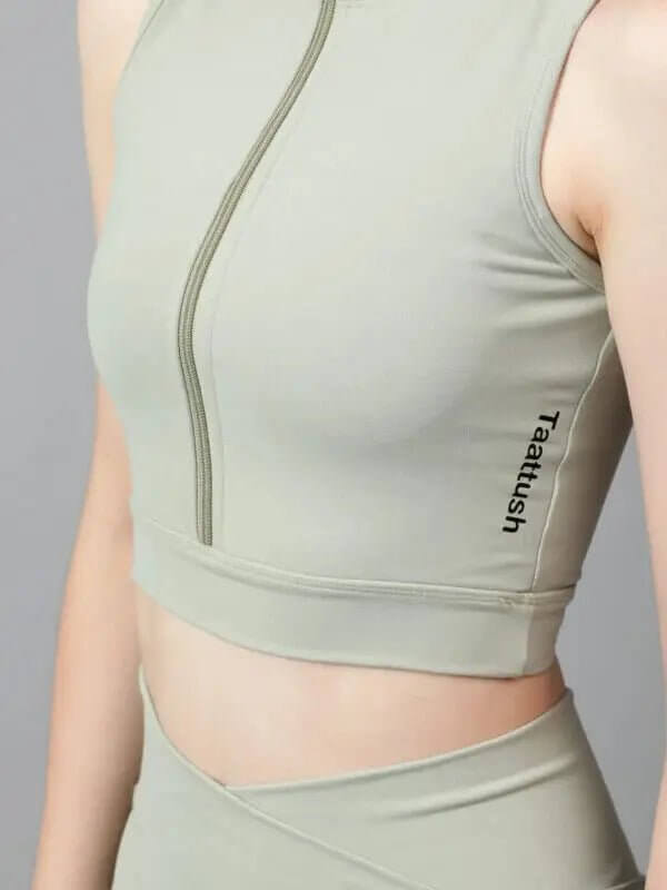 Fitness and yoga wear zipper crop tops - #shop_naFitness and yoga wear zipper crop topsme#